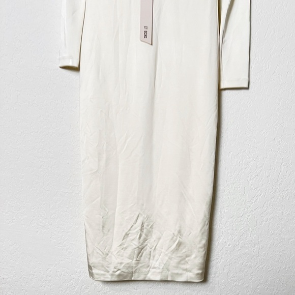 ET OCHS Bella ruched satin-jersey midi dress - Picture 9 of 12